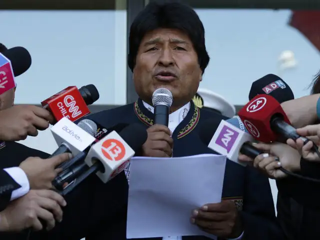 Presidente Evo Morales pide perdón a chilenos por mensajes ofensivos
