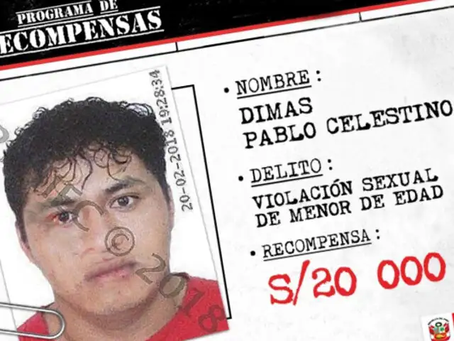 Mininter ofrece 20 mil soles por hombre que violó y asesinó a menor en Jicamarca
