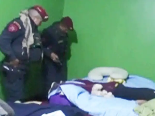 Huaraz: policía captura a ladrón que se quedó dormido en la vivienda donde robo