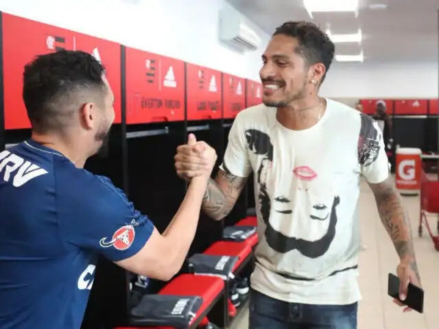 Paolo Guerrero: Así fue su bienvenida este martes en el Flamengo
