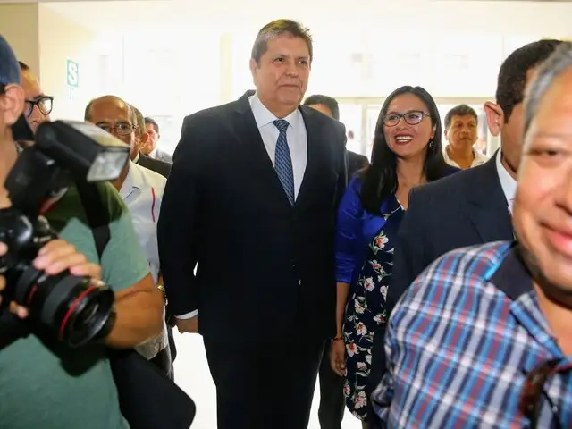 Alan García declaró como testigo en juicio por caso hospitales