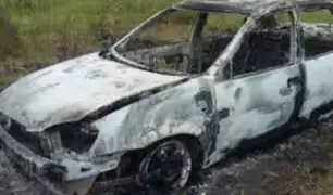 Trujillo: vehículo se incendia por falla eléctrica