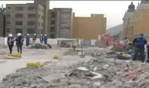 MML demolió parte de hostal construído ilegalmente en Centro Histórico de Lima