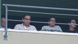 Presidente Vizcarra estuvo en el estadio para ver el Sporting Cristal-Alianza Lima