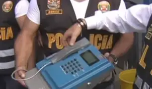 Puente Piedra: policía incauta 55 teléfonos públicos clonados