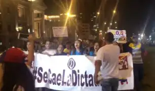 Ciudadanos venezolanos marcharon en contra de Nicolás Maduro