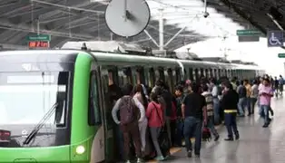 Se restableció el tránsito en la línea 1 del Metro de Lima