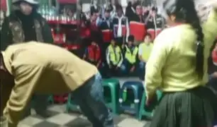 Cajamarca: ronderos castigan a hombre que golpeaba a su mujer