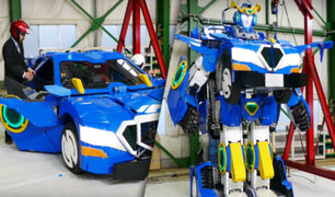Japón: crean un robot “Transformer” real que se convierte en auto