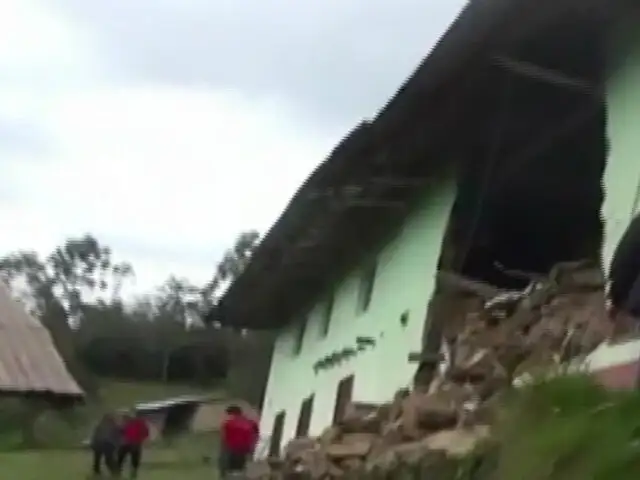 Cajamarca: colegio colapsa y más de 70 escolares se quedaron sin estudiar