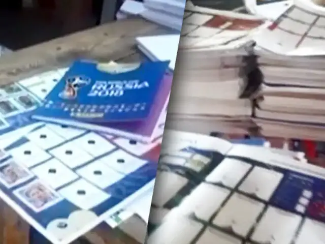 Cercado de Lima: intervienen imprenta donde se falsificaba álbum oficial del mundial
