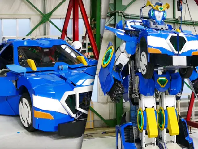 Japón: crean un robot “Transformer” real que se convierte en auto