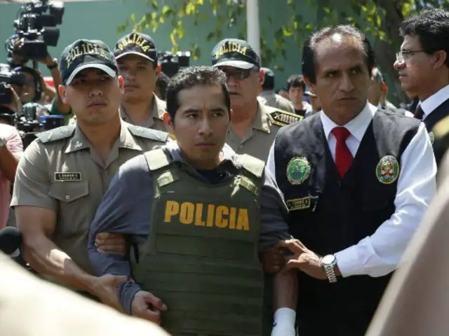 Carlos Hualpa es trasladado a carceleta del Poder Judicial