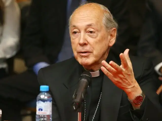 Cardenal Cipriani pide que Martín Vizcarra renuncie a la presidencia de la República