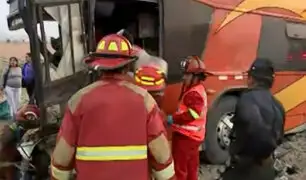 Pasamayo: despiste de bus interprovincial deja más de 10 heridos