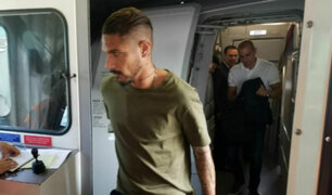 Al grito de “Paolo inocente” cientos de hinchas recibieron al jugador en el aeropuerto