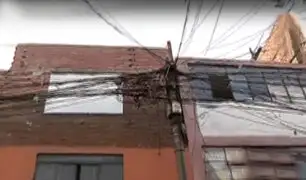 La Victoria: marañas de cables son un riesgo para vecinos durante un sismo
