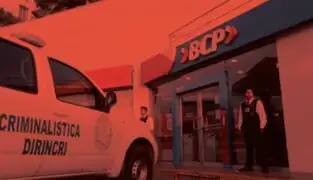 Asaltan agencia bancaria en San Juan de Lurigancho
