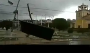 Cajamarca: fuertes vientos se llevaron techos de casas en Cutervo