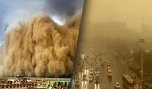 China: tormenta de arena cubre por completo una ciudad