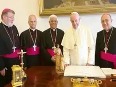 Papa se reunió con el nuevo cardenal Pedro Barreto en el Vaticano