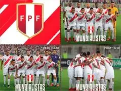 Presentan estampillas y postales alusivas a la Selección Peruana de Fútbol