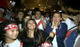 Miraflores: venezolanos también celebraron el triunfo de Perú ante Escocia