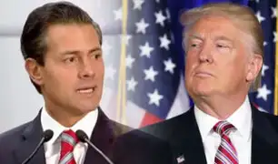 México: Peña Nieto le dice a Trump que no pagarán por el muro