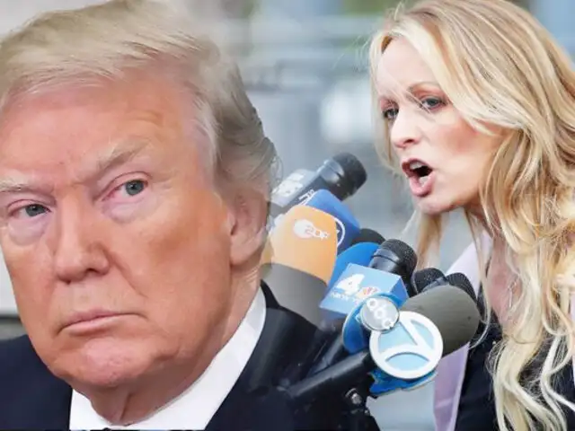 Actriz porno Stormy Daniels demanda a Donald Trump