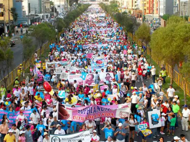 Marcha por la vida: miles de personas participaron de movilización