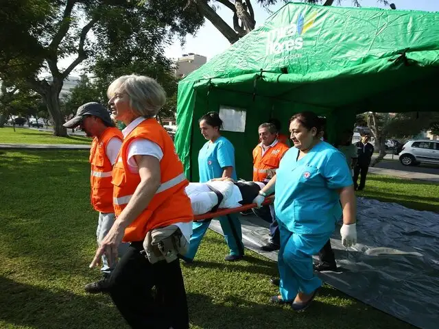 Miraflores: instalarán hospitales en parques ante eventual sismo