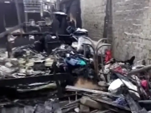 Chiclayo: dos niñas de 3 y 7 años mueren en incendio de su vivienda
