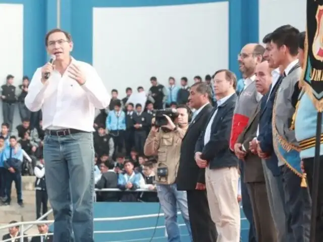 Presidente Vizcarra: La educación tiene que ser factor de cambio en el Perú