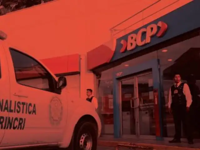 Asaltan agencia bancaria en San Juan de Lurigancho