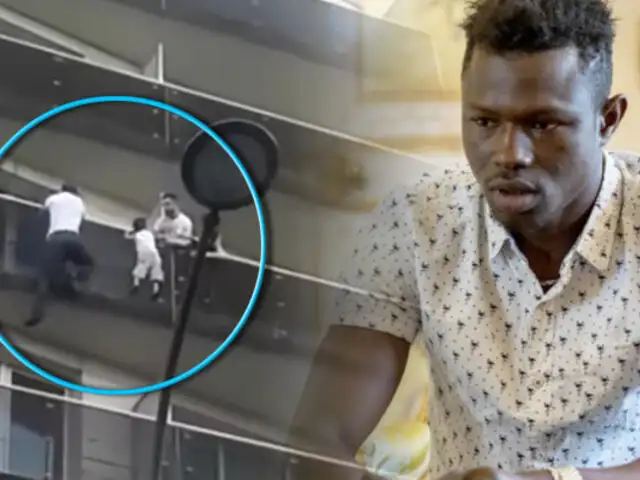 Francia: hombre trepa cuatro pisos para salvar a niño que colgaba de balcón