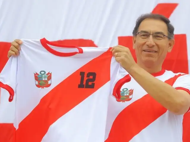 Perú vs. Escocia: Presidente Vizcarra llegó al Estadio Nacional a alentar a la 'Bicolor'