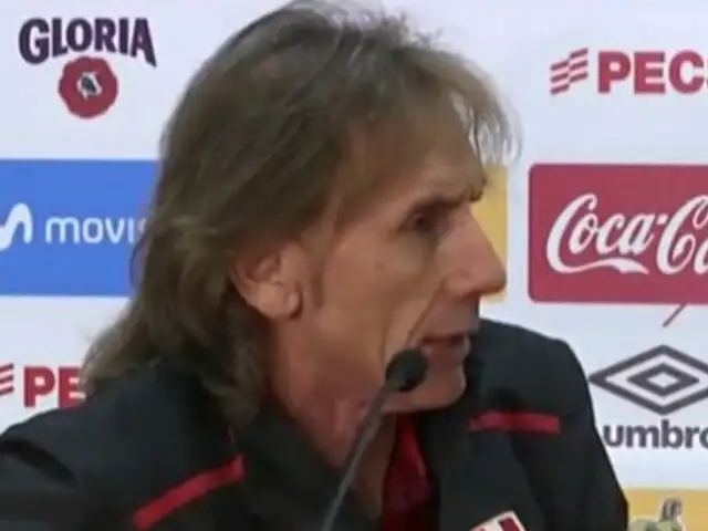 Ricardo Gareca: “Perú está preparado para enfrentar a cualquier selección del mundo”