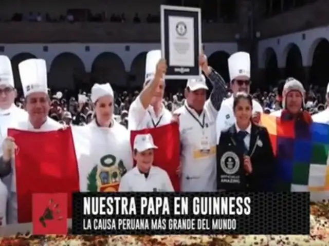 Papa peruana en el Guinness: mira cómo batió récord en la ciudad del Cusco