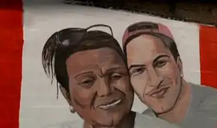 Callao: pintan mural con rostros de Paolo Guerrero y Doña Peta