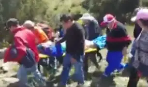 Huaraz: rescatan a joven que estaba desaparecido tras ser víctima de asalto
