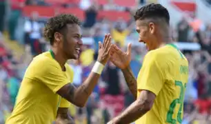 Rusia 2018: selección brasileña realiza su cuarto entrenamiento