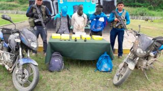 Vraem: capturan a 4 sujetos con droga y granadas de guerra en Ayacucho
