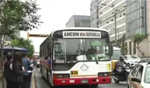 180 empresas de transportes de Lima y Callao anuncian paro el 19 de junio