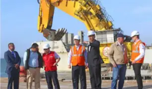 Presidente Vizcarra participa en inicio de obras de construcción del Puerto de Pisco