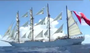 “Velas Latinoamérica”: ocho majestuosos veleros se exhiben frente a nuestras costas