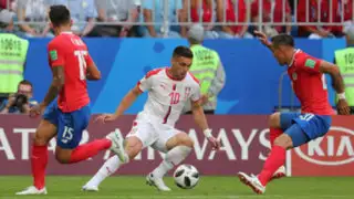 Costa Rica pierde ante Serbia en su debut en la Copa del Mundo