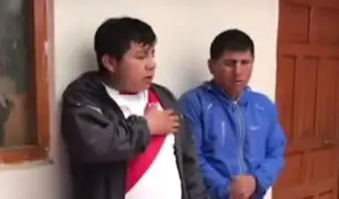 Cajamarca: rondas castigan y obligan a ladrones a cantar el Himno Nacional