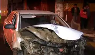 Carabayllo: despiste de auto deja dos personas heridas