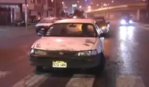 La Victoria: taxistas se apoderan de pistas en avenida México