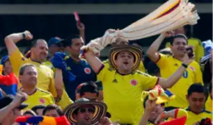 Así fue la gran celebración de hinchas colombianos en Miraflores